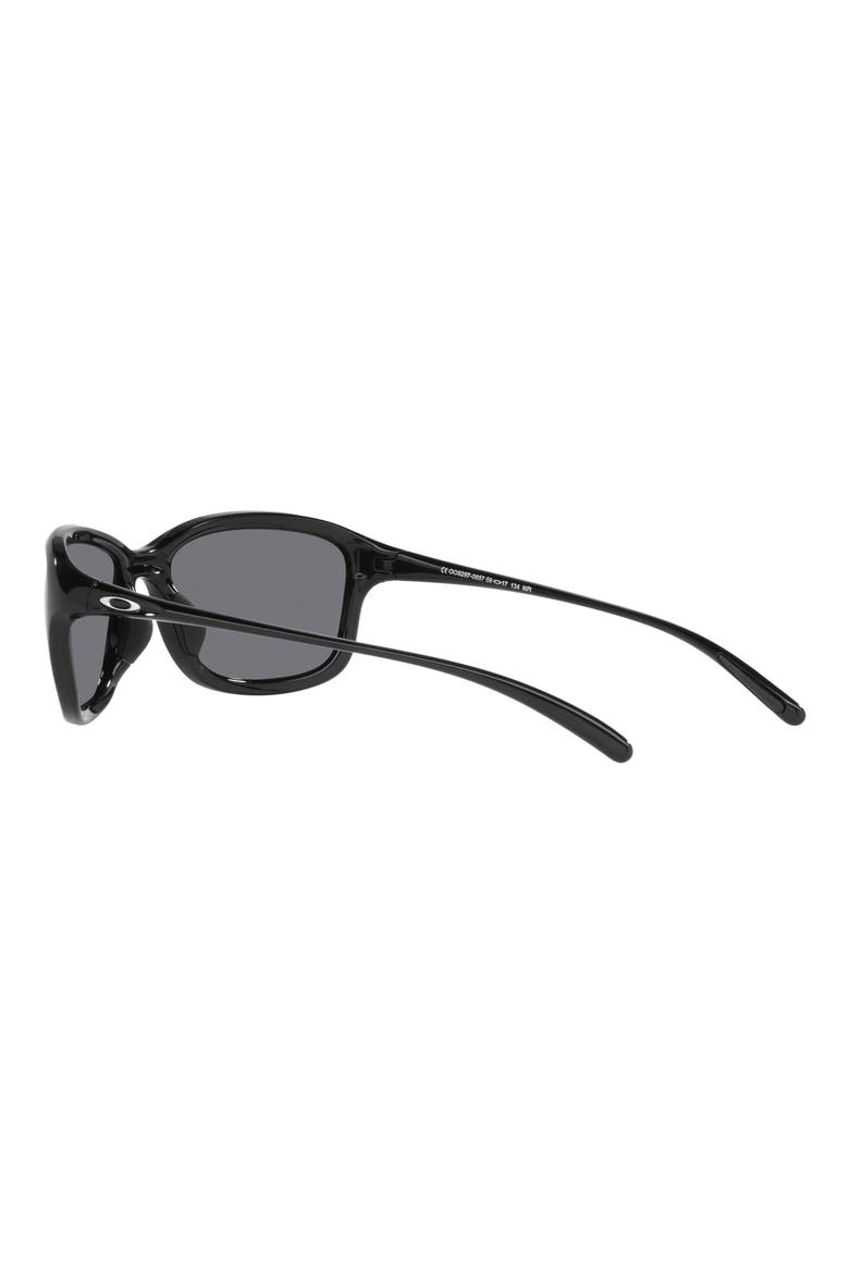 59mm Polarized Round Sunglasses, Alternate, color, POLISHED BLACK / BLACK