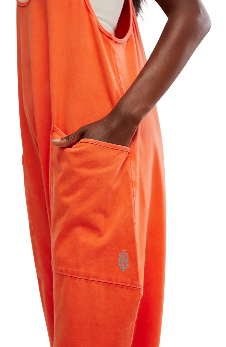 Free People FP Movement Hot Shot Jumpsuit, Alternate, color, Scarlett