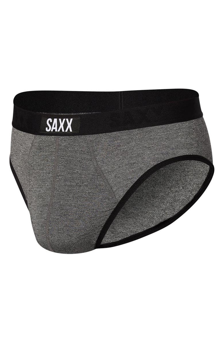 SAXX Ultra Soft Boxer Briefs, Alternate, color, Salt/ Pepper