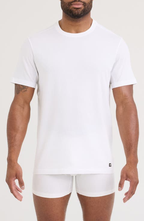 2-Pack DropTemp™ Dry Cotton Blend Crewneck Undershirt