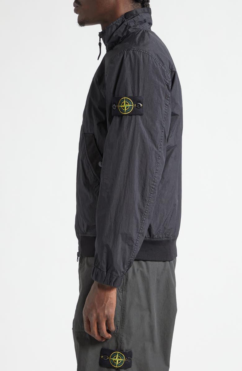 Stone Island Coated Crinkled Water Repellent Jacket, Alternate, color, V0029 Black