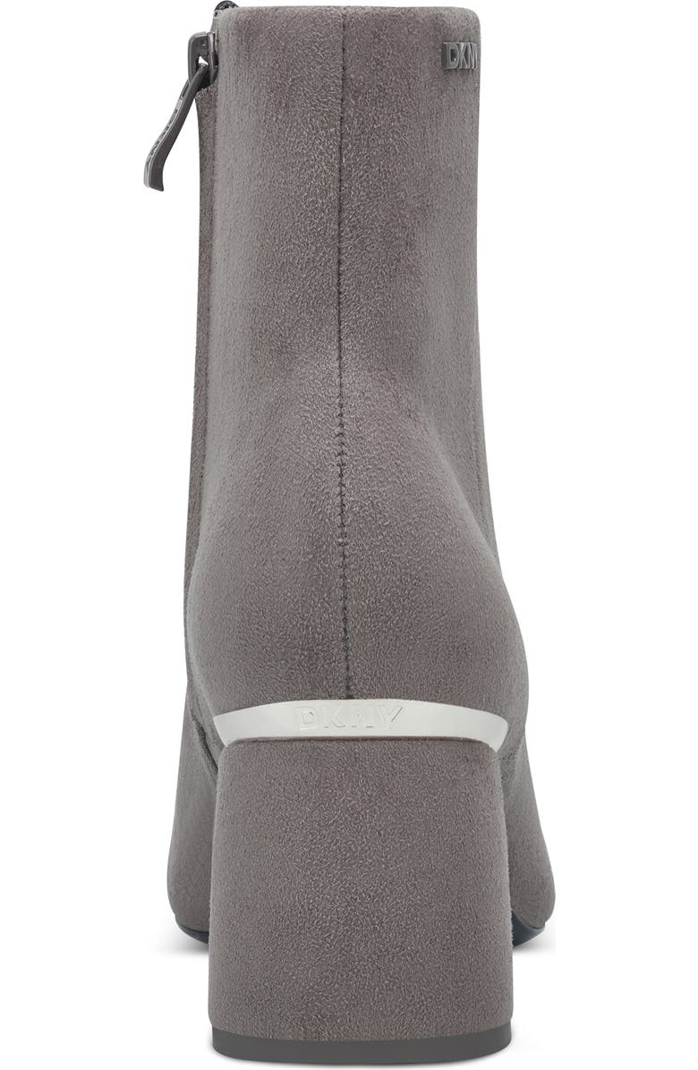 DKNY Caleena Block Heel Bootie, Alternate, color, Ash
