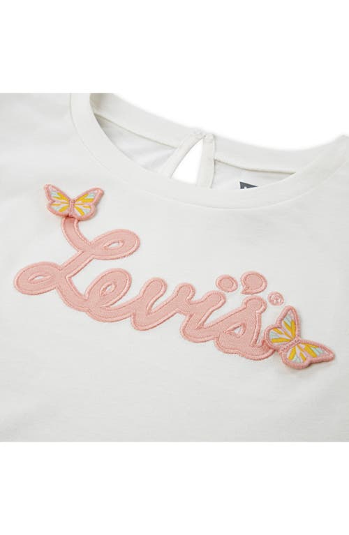 LEVI'S® LEVI'S® KIDS' LOGO APPLIQUÉ T-SHIRT & SKORT SET