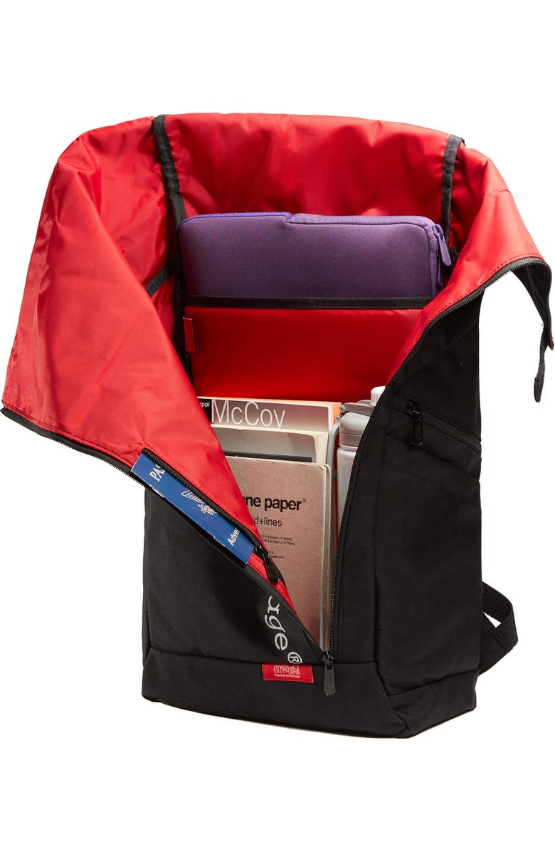 Manhattan Portage Reflective Pace Backpack Ver 2, Alternate, color, Black