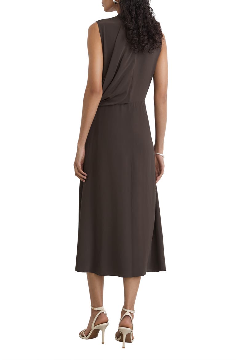 Gracie Midi Dress, Alternate, color, DARK GREY