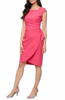Alex Evenings Contour Collection Sheath Cocktail Dress