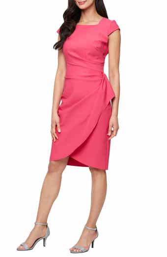 Alex Evenings Contour Collection Sheath Cocktail Dress