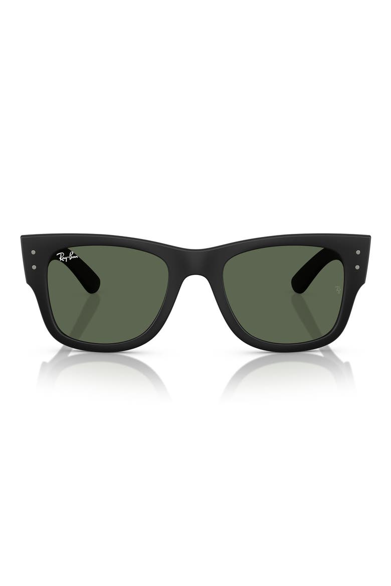 Mega Wayfarer Liteforce 52mm Square Sunglasses, Main, color, SAND BLACK