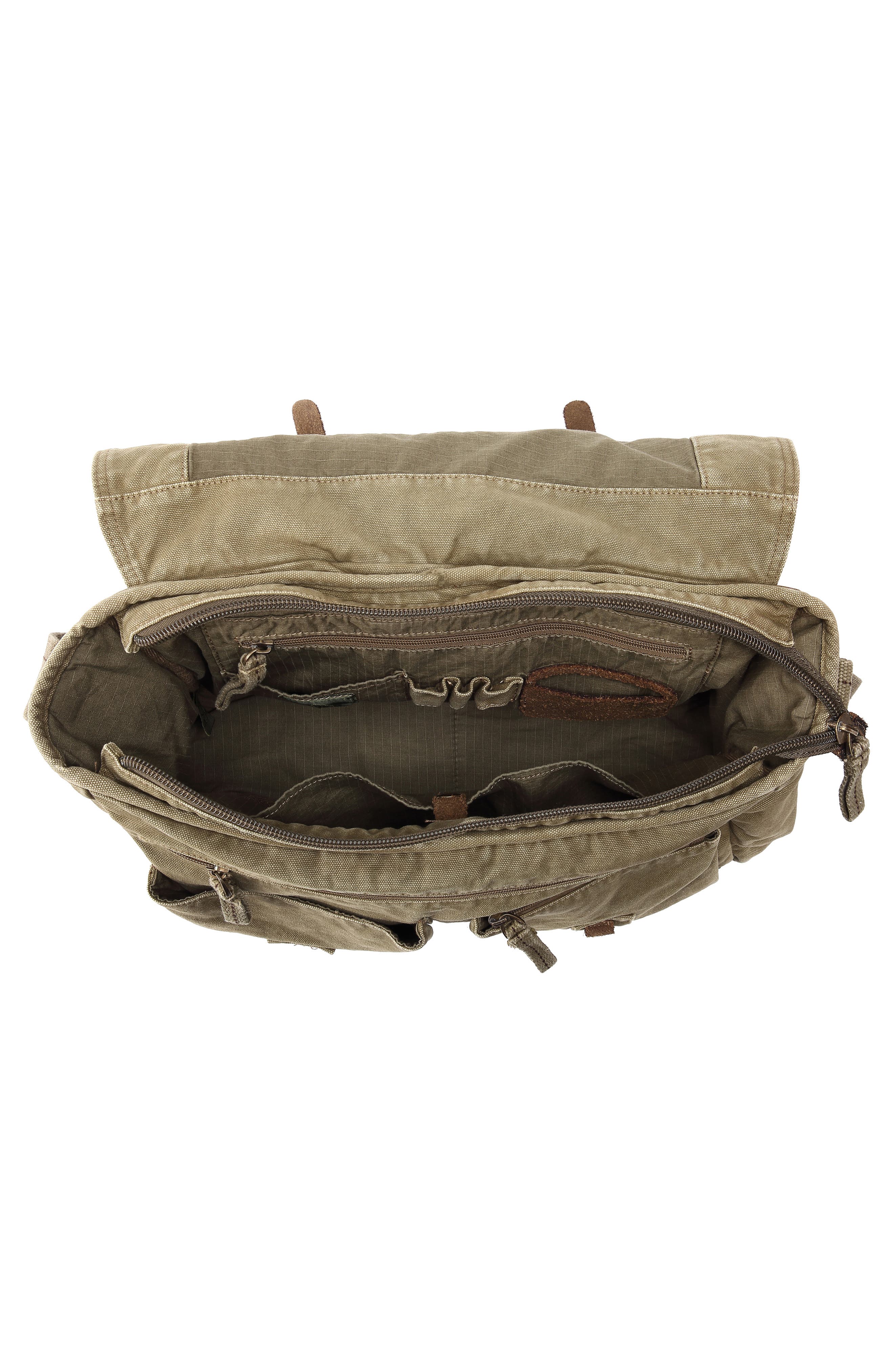 THE SAME DIRECTION Coastal Canvas Messenger Bag, Alternate, color, 