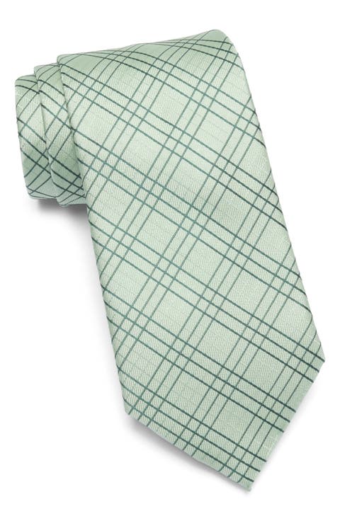 Salins Grid Satin Tie