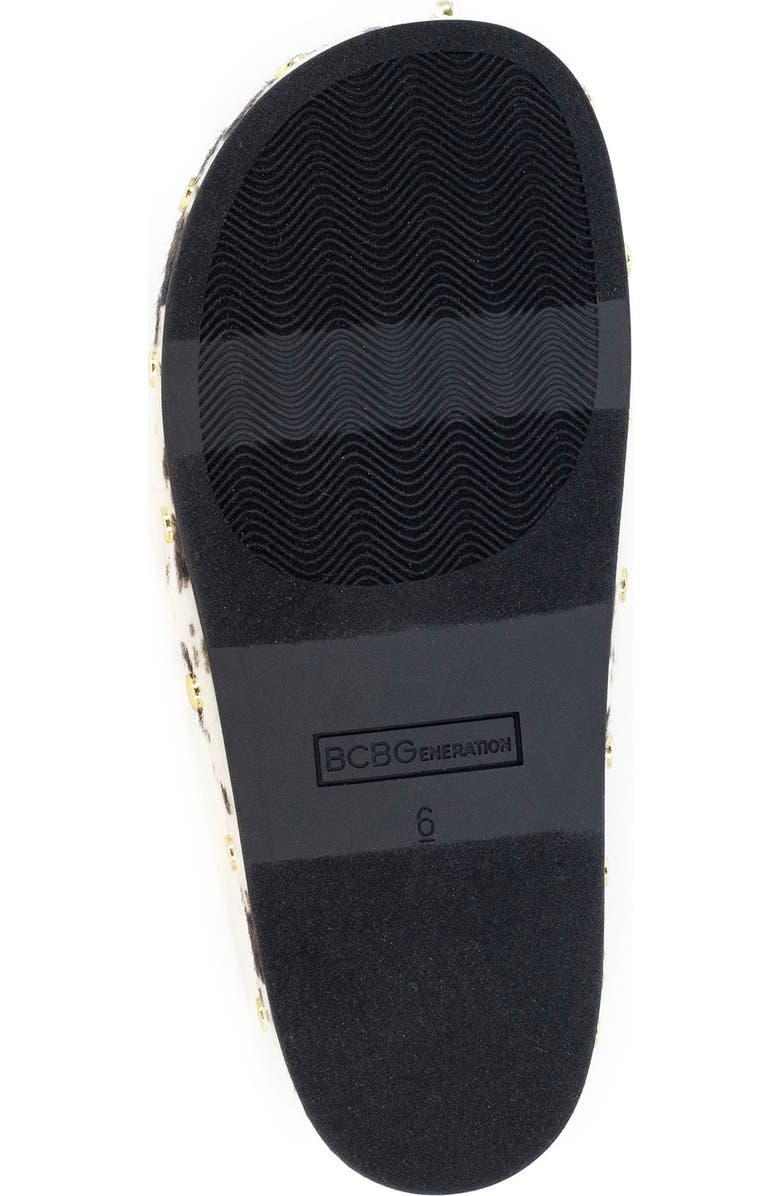 BCBGeneration Haisley Genuine Calf Hair Clog, Alternate, color, Ivory Calf Hair