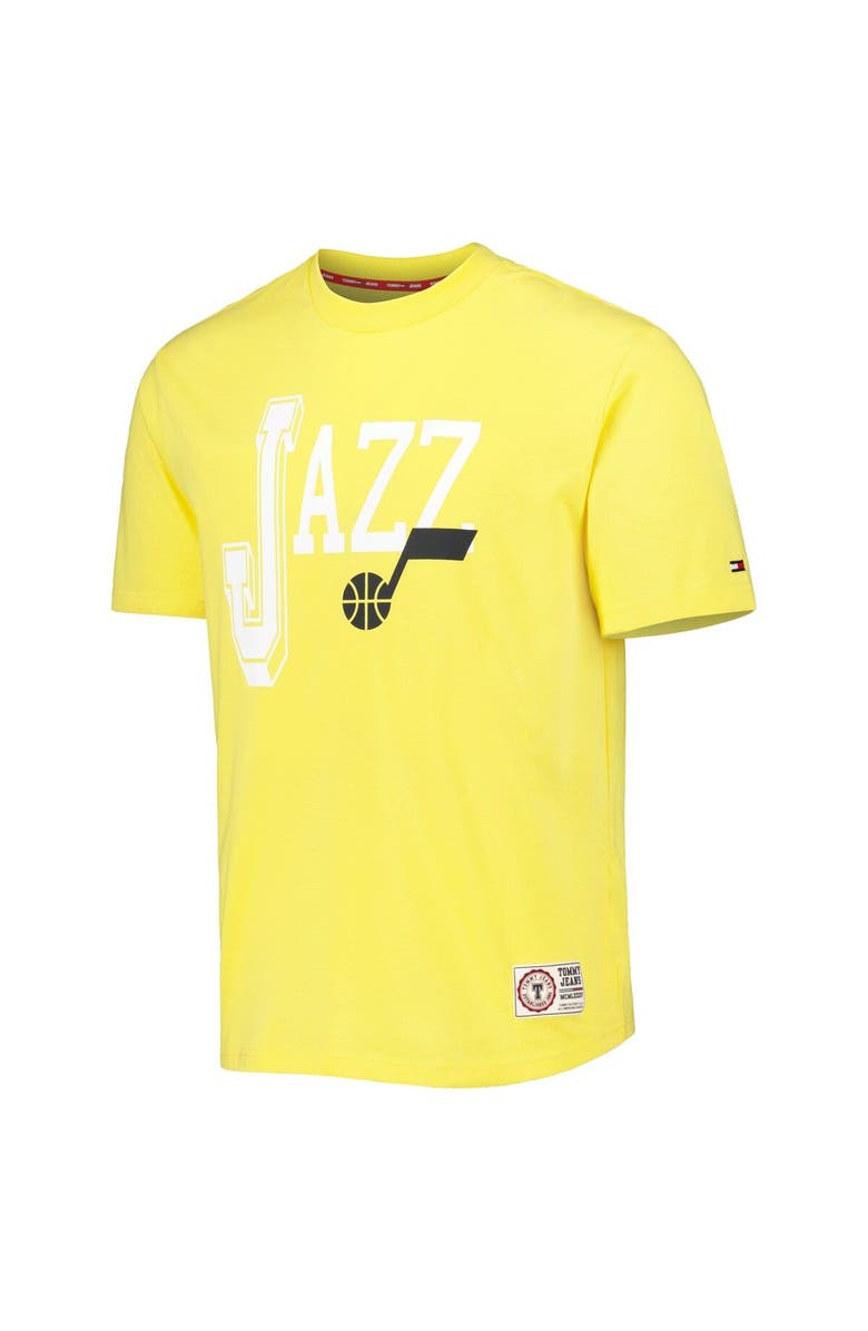 TOMMY JEANS Men's Tommy Jeans Gold Utah Jazz Mel Varsity T-Shirt, Alternate, color, Gold