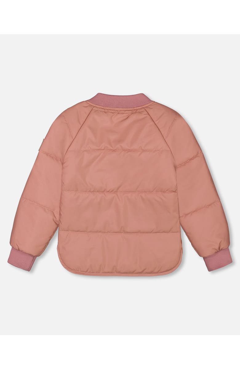 Deux par Deux Girl's Quilted Jacket Pink, Alternate, color, 