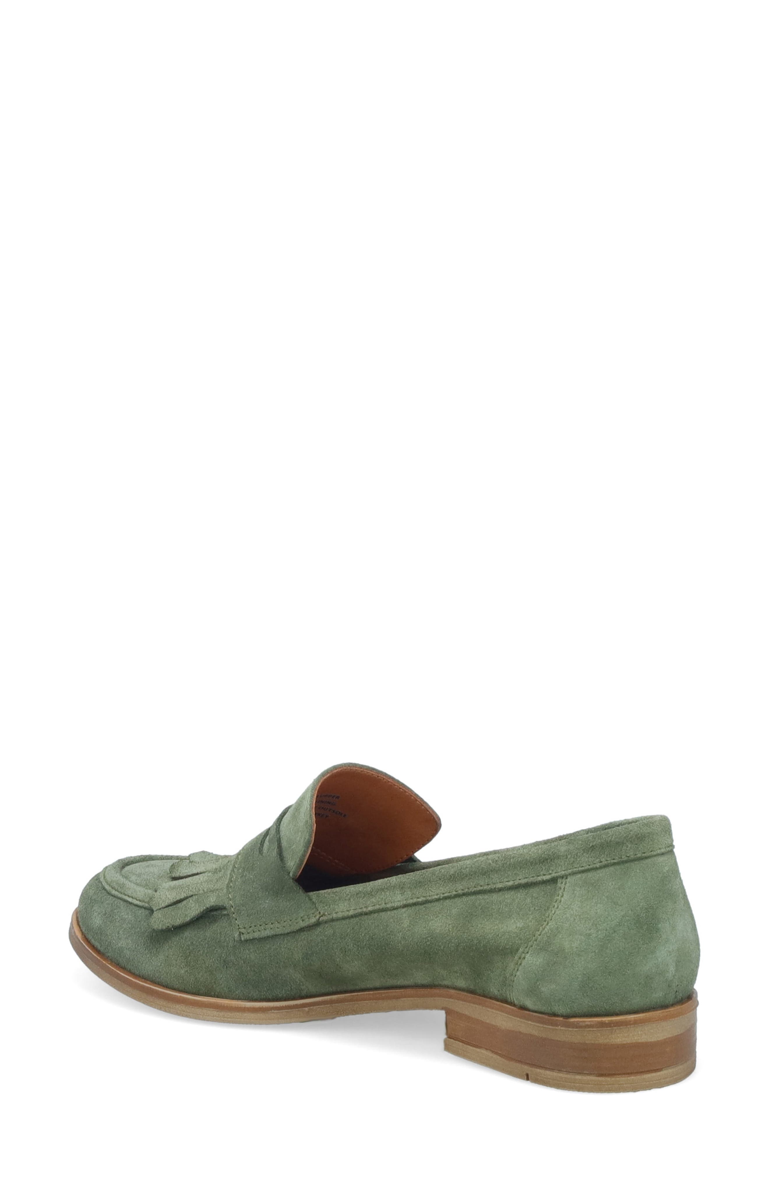Ilona Penny Loafer, Alternate, color, FOREST SUEDE