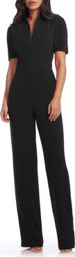 Dress the Population Gloria Front Zip Jumpsuit