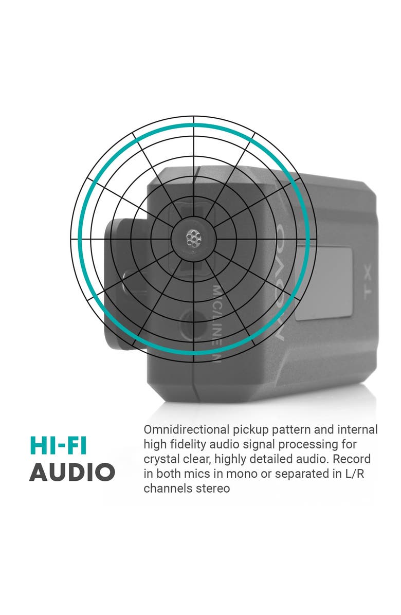 MOVO WMX-2-C-DUO Dual Wireless Lavalier Microphone System with Charging Case for iPhone 15 and up, Alternate, color, Black