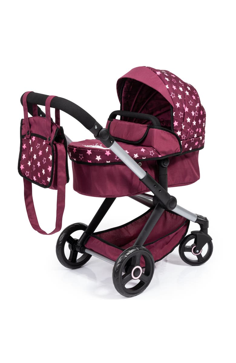 Bayer Design Pram Xeo, Dolls Up to 18", Ages 3+, Main, color, Purple