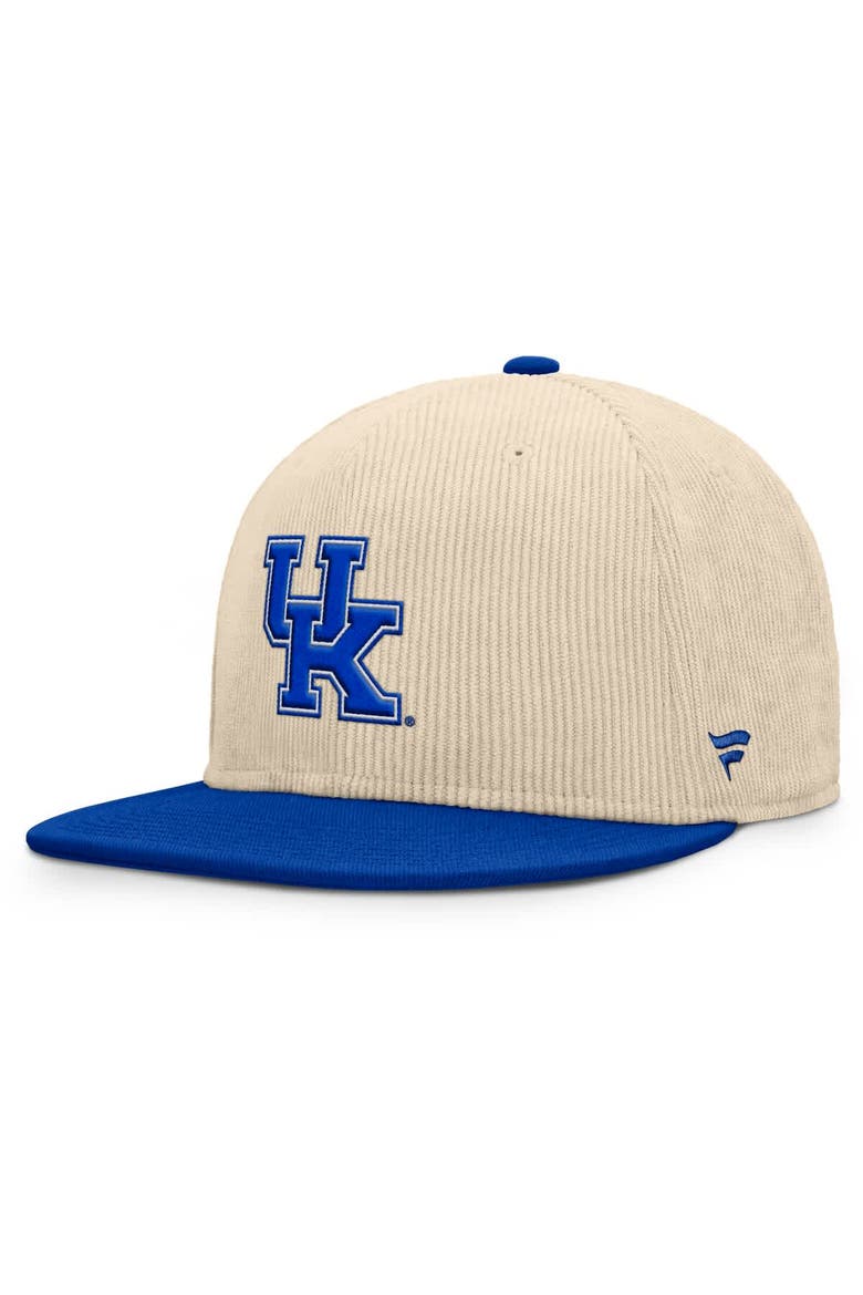 Men's Fanatics Tan Kentucky Wildcats Catcher Snapback Hat, Main, color, Tan