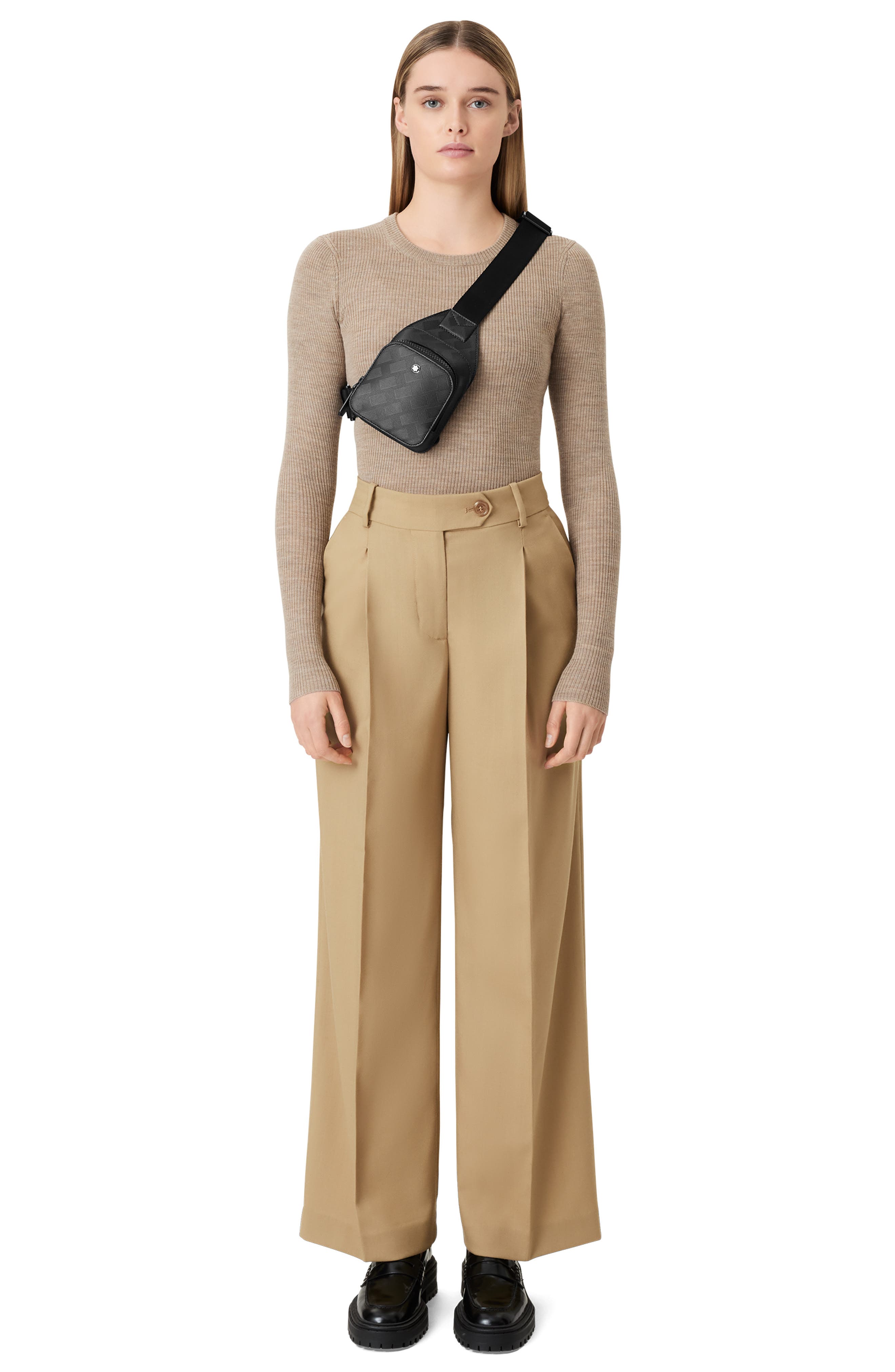 Montblanc Mini Extreme 3.0 Leather Sling Bag, Alternate, color, 