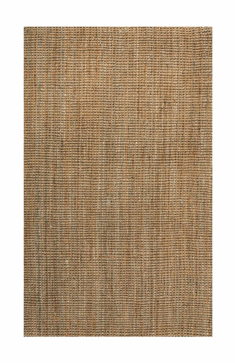 JONATHAN Y Biot Traditional Rustic Handwoven Jute Solid Area Rug, Main, color, Natural