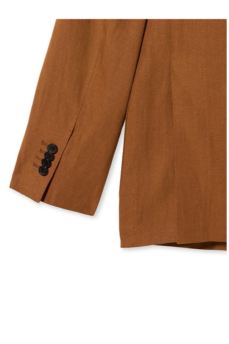 Marcello Linen Suit, Alternate, color, Brown