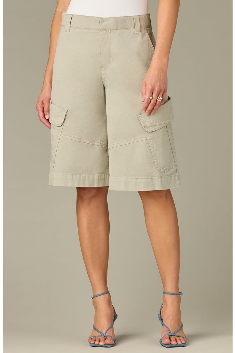 Skyrise Cargo Bermuda Shorts, Main, color, EUCALYPTUS