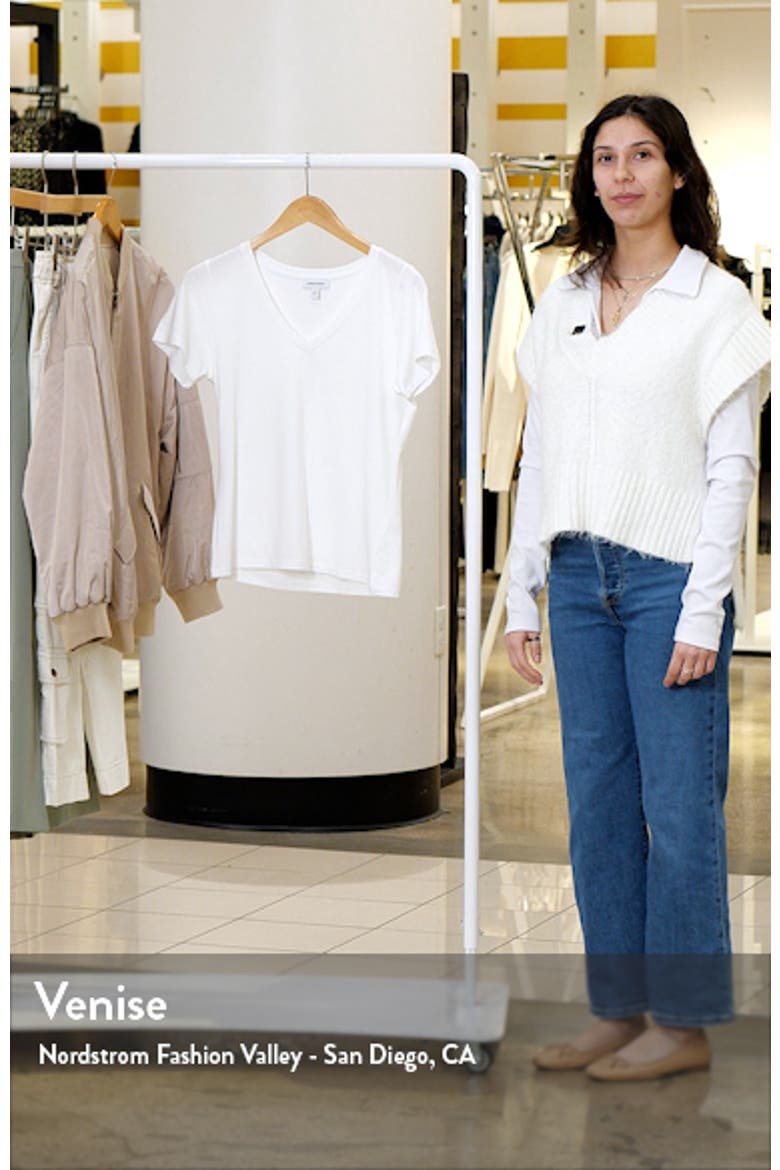 Everyday V-Neck Pima Cotton Blend T-Shirt video