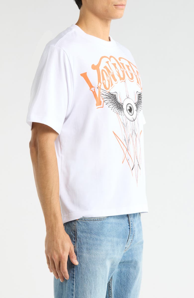 Von Dutch Graphic T-Shirt, Alternate, color, Bright White