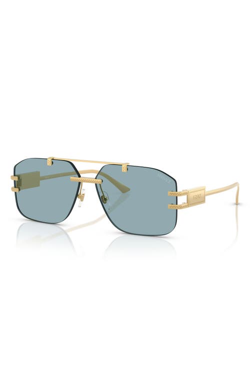 Versace Pilot-frame Sunglasses In Gold