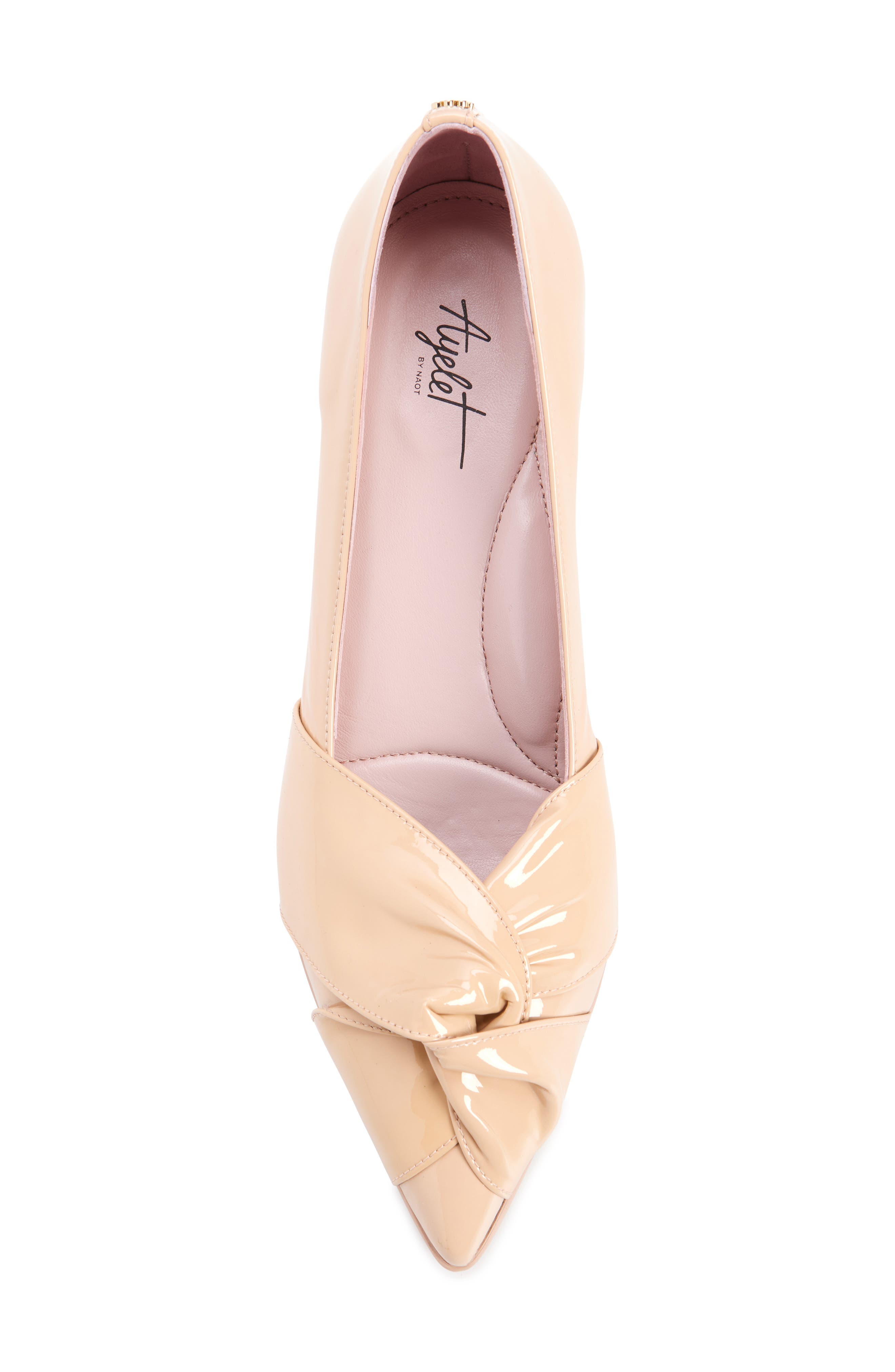 Harlow Pointed Toe Pump, Alternate, color, BEIGE CLASSIC PATENT