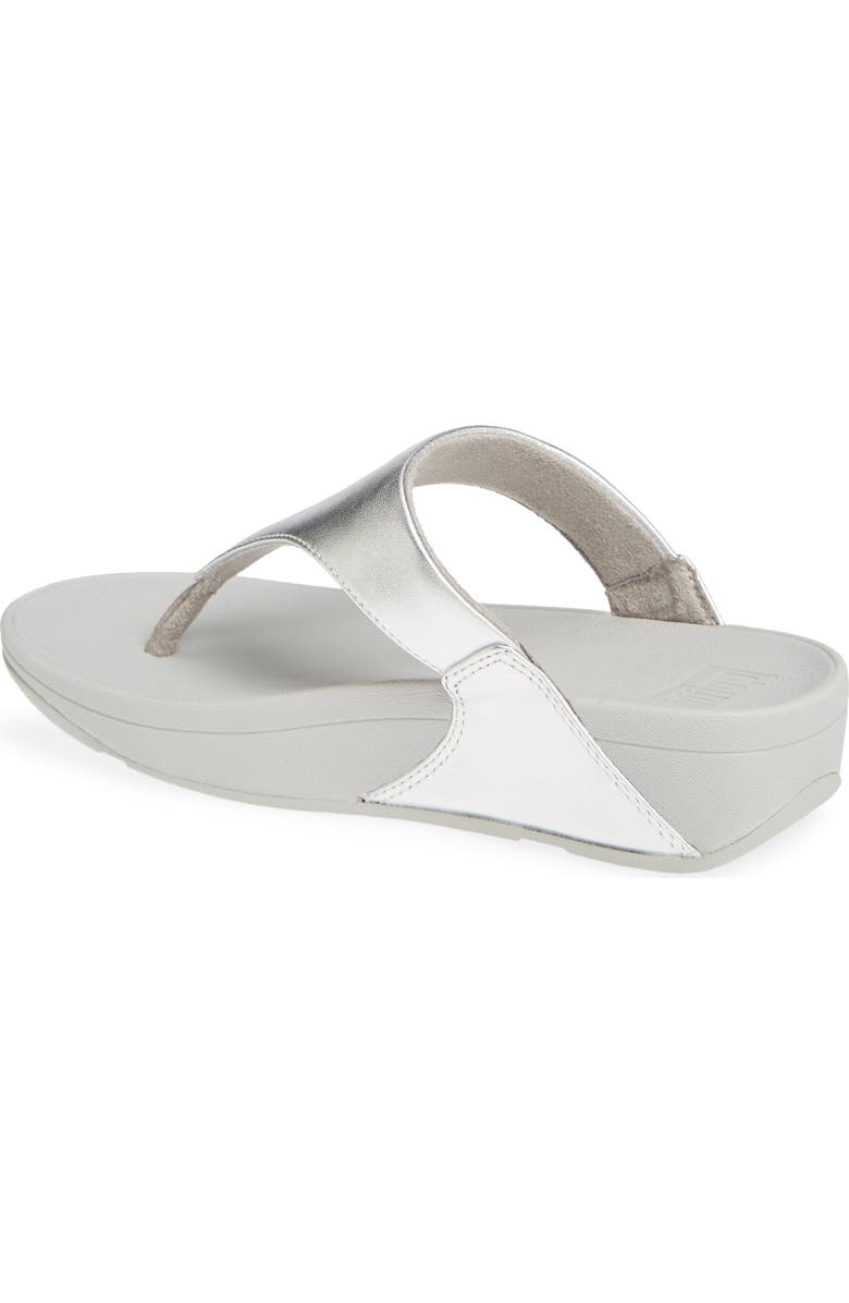 FitFlop Lulu Flip Flop, Alternate, color, Silver