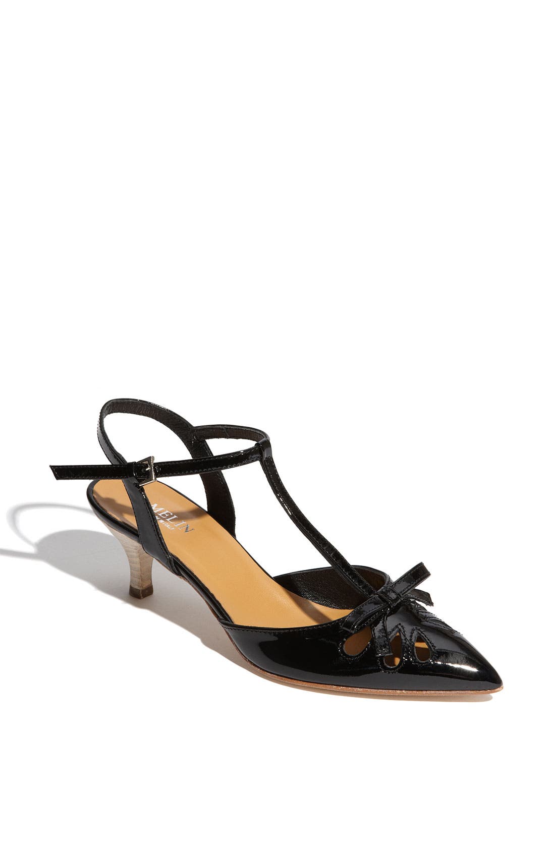 T-Strap Pump, Main, color, BLACK PATENT