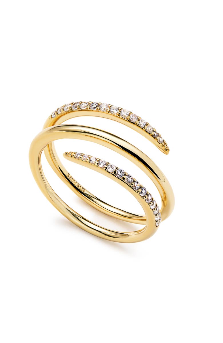 Ana Luisa Claw Ring - Oren Triple, Main, color, Gold