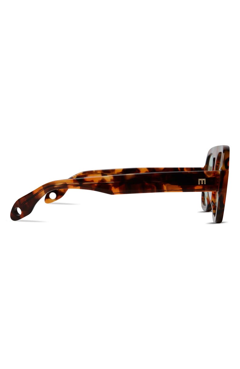Elisa Johnson Jane 54mm Aviator Sunglasses, Alternate, color, Brown Tortoise