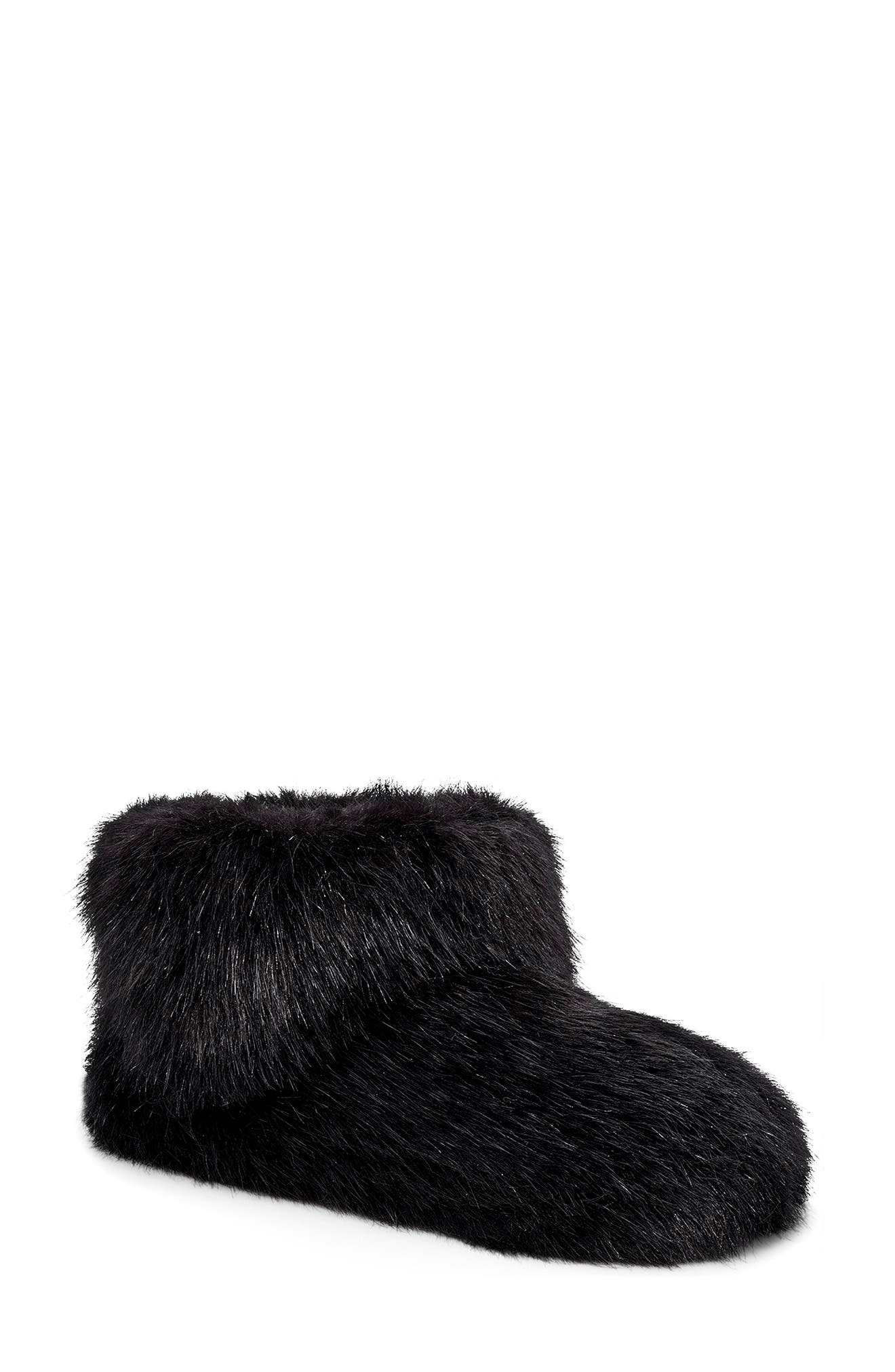 UGG<sup>®</sup> Amary Faux Fur Slipper Bootie, Main, color, 