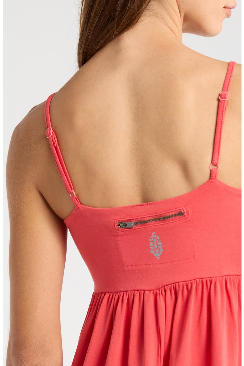 FP Movement Hot Shot Strappy Stretch Cotton Jumpsuit, Alternate, color, GRAPEFRUIT