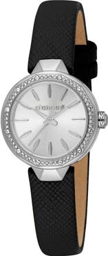 Roberto Cavalli Rosana Leather Strap Watch, 26mm
