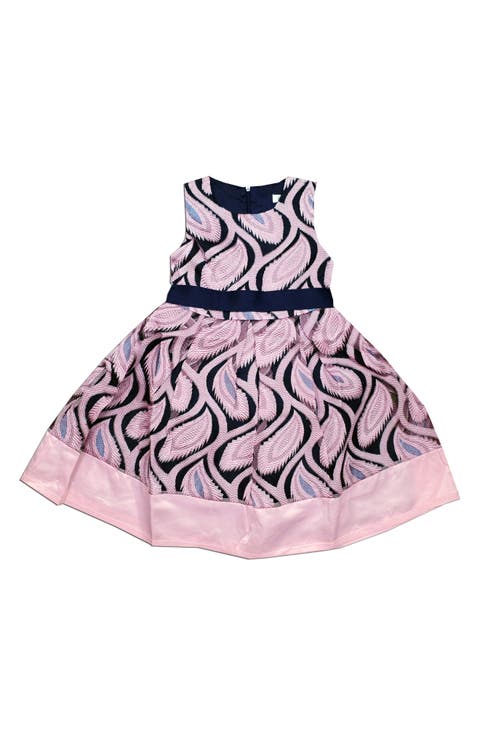 Kids' Paisley Embroidered Dress (Toddler, Little Kid & Big Kid)