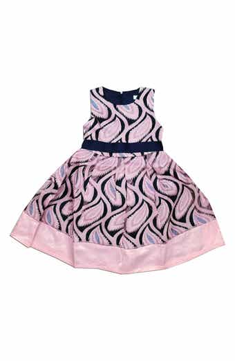Kids' Paisley Embroidered Dress