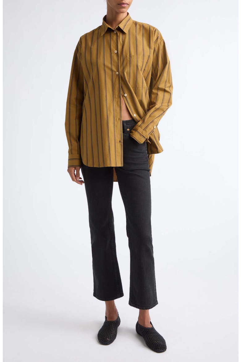 The Rooney Mid Crop Kick Flare Jeans, Alternate, color, WASHED BLACK