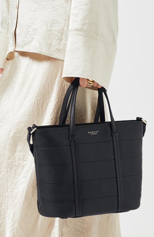 Radley Farringdon Medium Leather Tote Bag In Black
