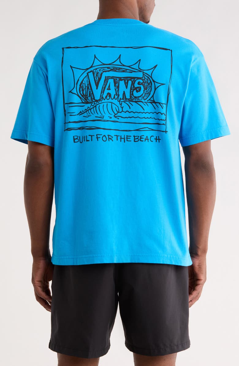 Vans Bright Day Cotton Graphic T-Shirt, Alternate, color, Bright Azure