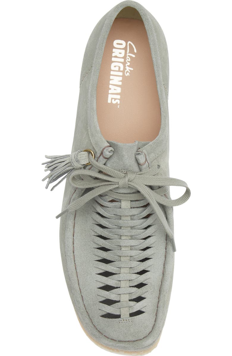 Clarks<sup>®</sup> Wallabee Weave Loafer, Alternate, color, Sage Suede