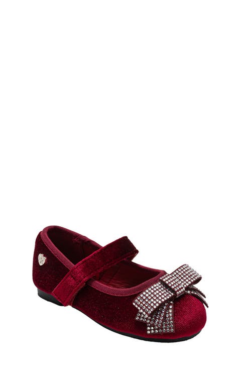 Kids' Embellished Bow Mary Jane Flat (Walker & Toddler)