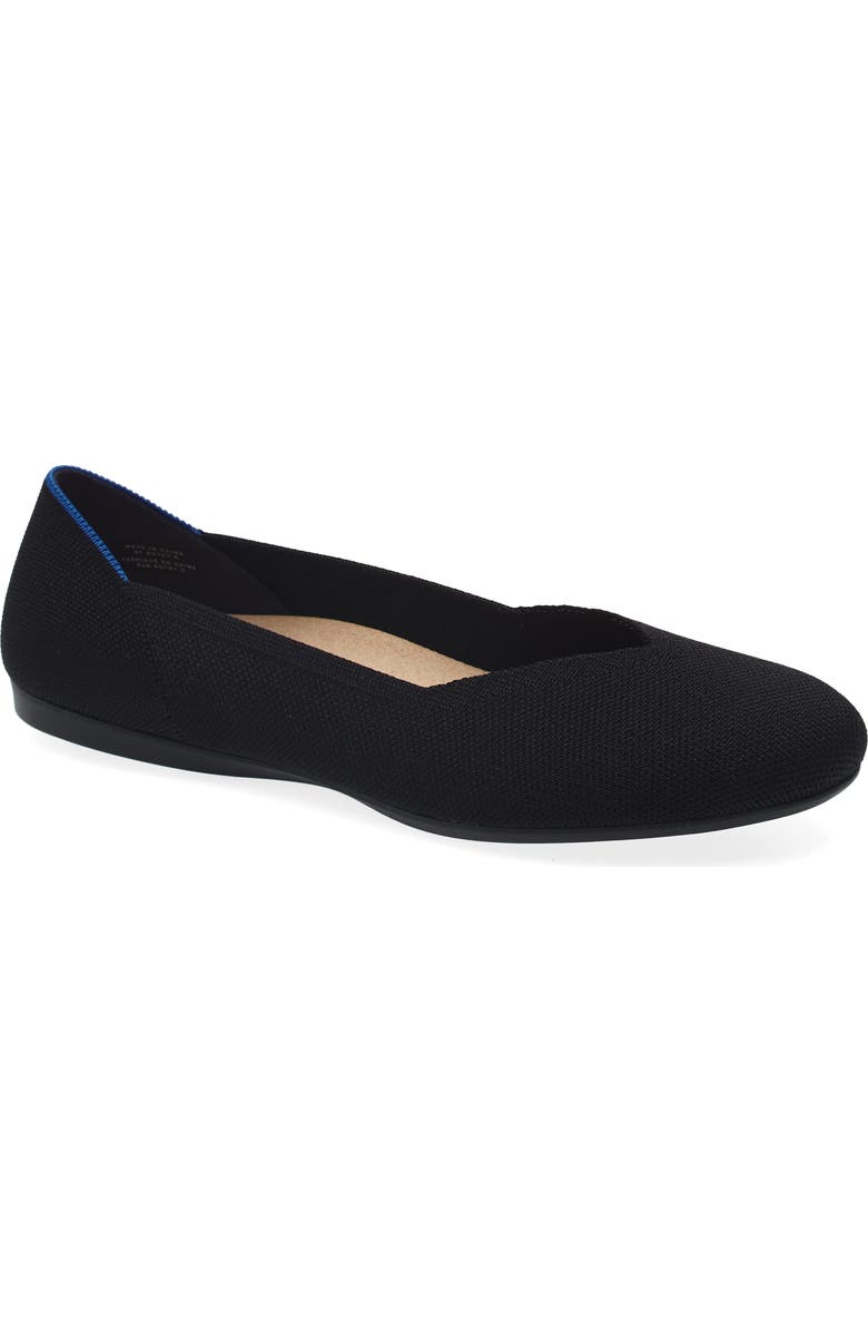 Rothy's The Daily Ballet Flat, Main, color, Black