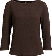 Bobeau Boat Neck Knit Shirt