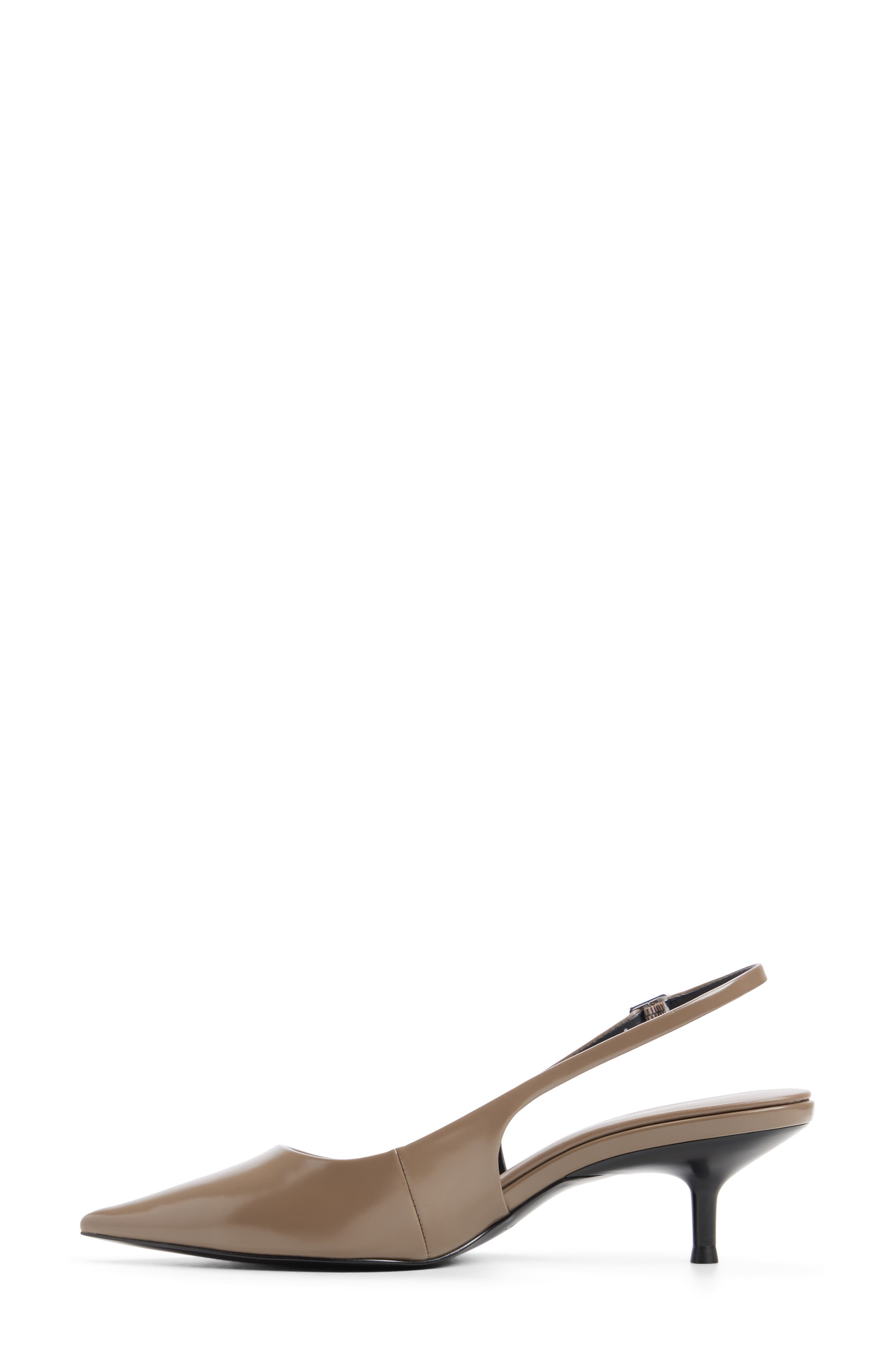 Sabbie Slingback Pointed Toe Pump, Alternate, color, KHAKI