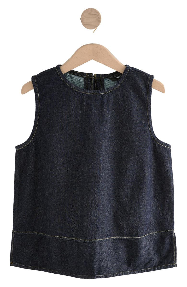 NEXT Denim Shell Top, Alternate, color, Blue