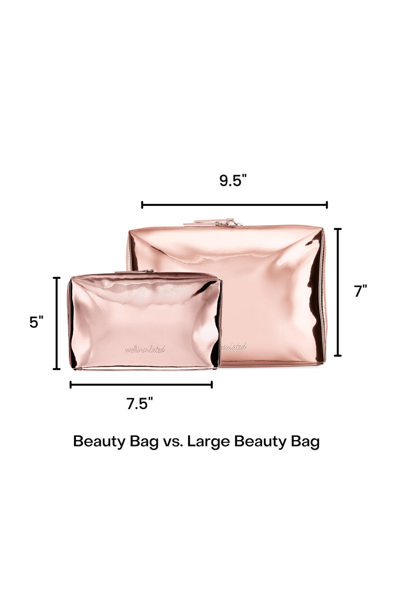 Performance Beauty Bag, Alternate, color, Rose Gold