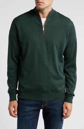 Autumn Crest Wool Blend Quarter Zip Sweater
